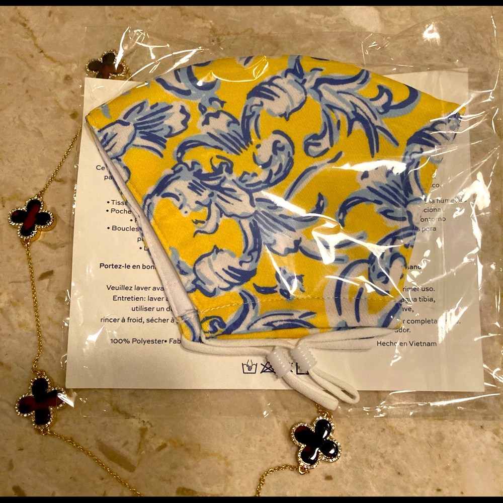 NWT Tory Burch Face Mask